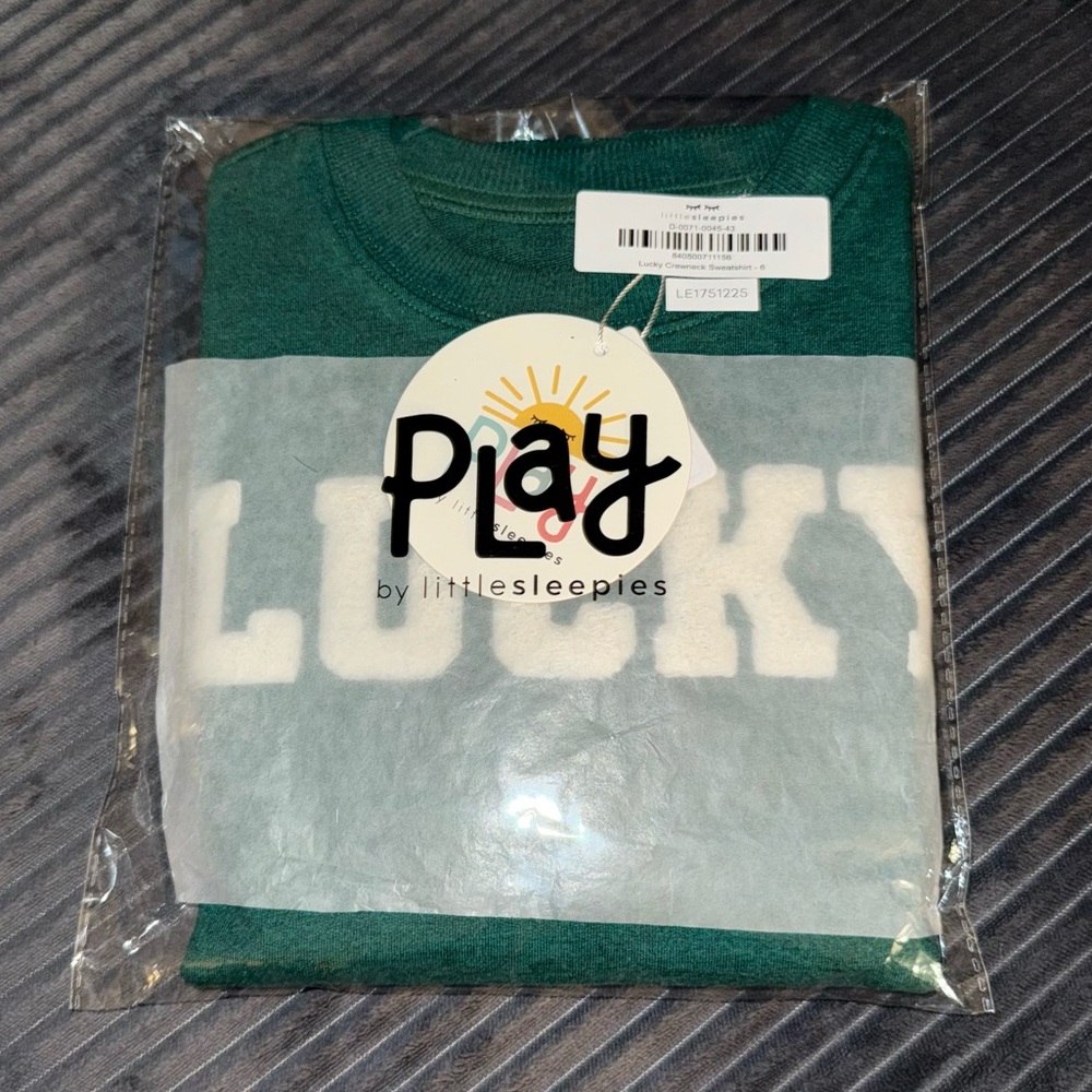 Little Sleepies LUCKY Bamboo Crewneck Sweatshirt - Picture 5 of 5